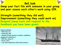 Lesson 2 (What is unique about Antarctica?)