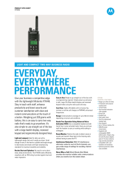 EvERyDay, EvERywHERE PERfORmanCE