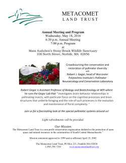 2015 Annual Report - Metacomet Land Trust