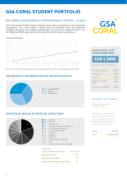 - GSA Coral Student Portfolio