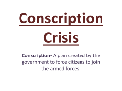 Conscription Crisis
