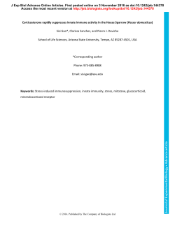 Corticosterone rapidly suppresses innate immune activity in the