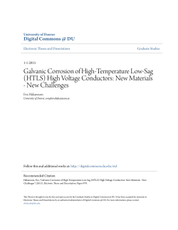 (HTLS) High Voltage Conductors: New Materials