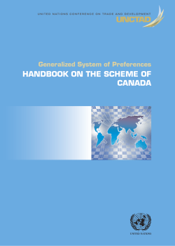 Handbook on the scheme of Canada
