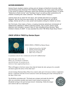 ONCE UPON A TWICE by Denise Doyen