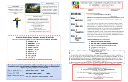 Read our most recent newsletter! - Brookville Center for Children`s