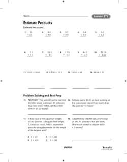 Estimate Products Practice
