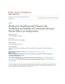 Biodiversity Simultaneously Enhances the Production and Stability