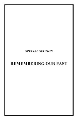 remembering our past - American Psychological Association