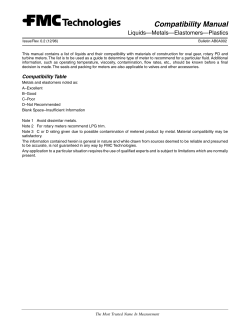 Compatibility Manual - Measurement Solutions