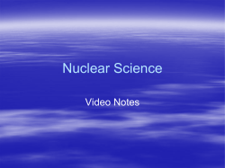 Nuclear Science