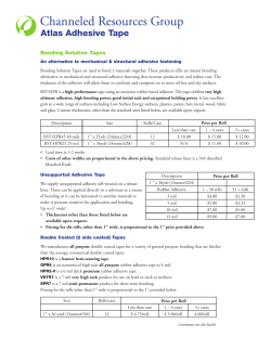 Atlas Tapes for sign industry