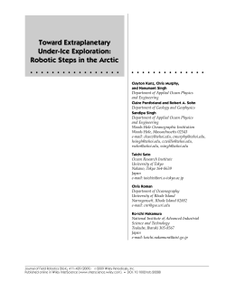 Toward Extraplanetary Under-Ice Exploration: Robotic