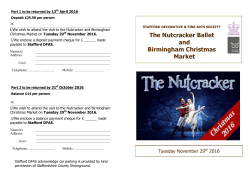 The Nutcracker Ballet and Birmingham Christmas