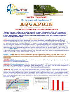 Investor Info - Aspir-Tek