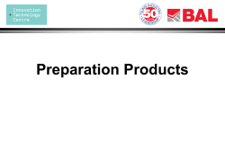Preparation Products