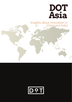 Insights about innovation in China and India