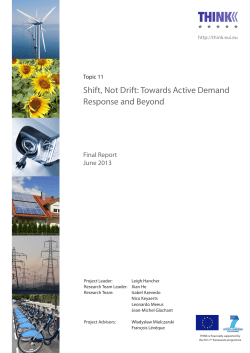 Shift, Not Drift: Towards Active Demand Response and Beyond