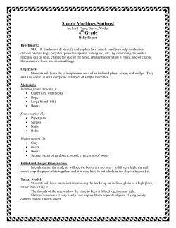 Simple Machines Stations - gk-12