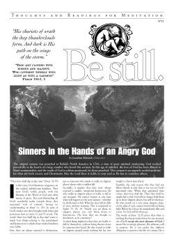 021 Sinners in the Hands of an Angry God