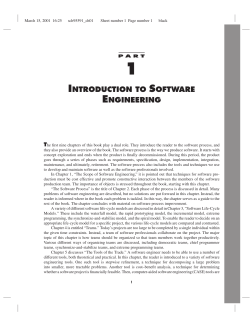 1 introduction to software engineering