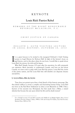 Patriot Rebel - Institute for Canadian Music