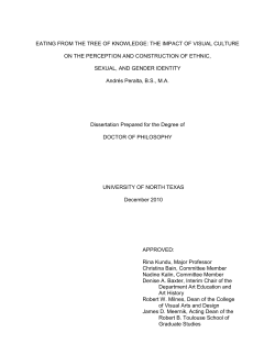 Eating from the tree of knowledge: The impact of visual culture on