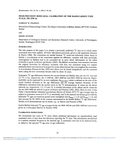 HIGH-PRECISION BIDECADAL CALIBRATION OF THE