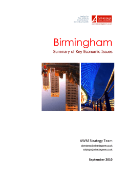 Birmingham - Institute of Economic Development