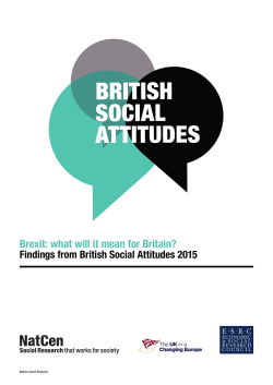 Brexit: what will it mean for Britain?