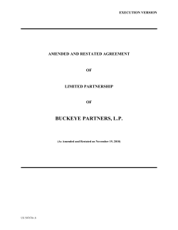 Limited Partnership Agreement