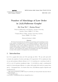 Number of Matchings of Low Order in (4,6)