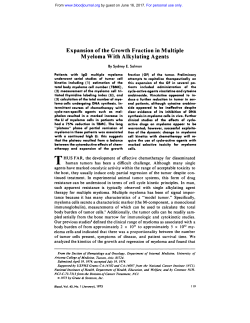 Expansion of the Growth Fraction in Multiple