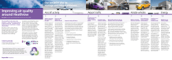 Improving air quality around Heathrow