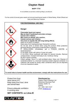 Clayton Heed - Clayton Plant Protection Ltd
