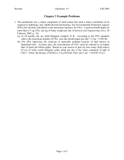 Chapter 3 Example Problems