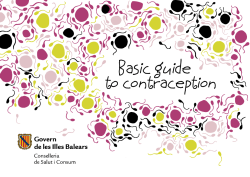 Basic guide to contraception