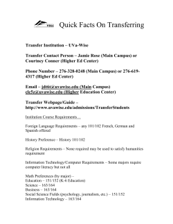 Quick Facts On Transferring