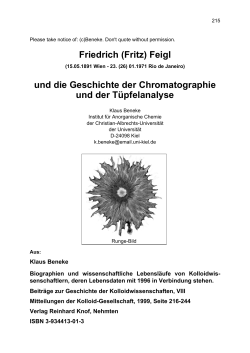 (Fritz) Feigl - Christian-Albrechts