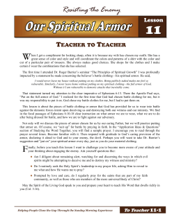 Our Spiritual Armor - Preach It, Teach It