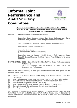 Minutes PDF 192 KB - Meetings, agendas, and minutes