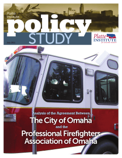 The City of Omaha Professional Firefighters Association of Omaha