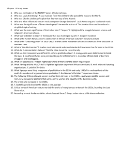 Chapter 13 Study Notes 1. Who was the leader of the NAACP