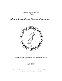 circle hook issue - Monmouth University