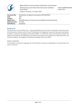 2N-3 Identification of adjacent transnational MPAs