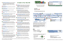 A Guide to Your New Bill - Central Lincoln Peoples Utility District