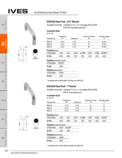 Architectural Door Trim