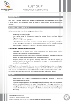 RUST GRIP - Spe coating
