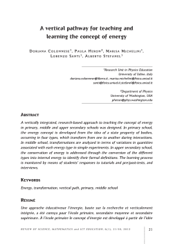 energy - Educational Journal of the University of Patras UNESCO