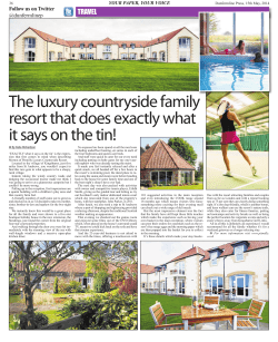 The luxury countryside family resort that does exactly what it says on